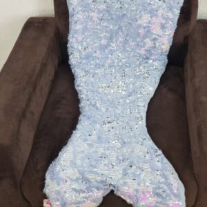 LIGHT BLUE MERMAID BLANKET