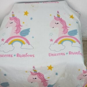 B L HOME(MULTICOLRD FLUFFY BLANKT)