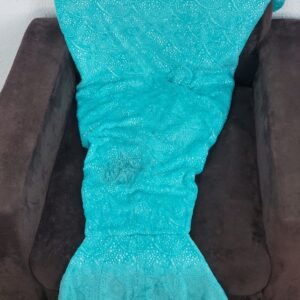 MINT COLORED MERMAID BLANKET(LARGE)