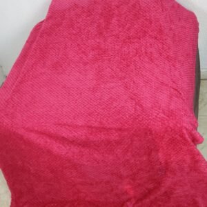 PINK FLUFFY FAUX BLANKET