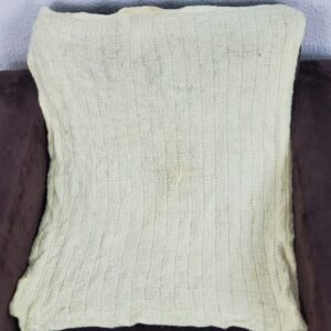 CREAM WOOL BLANKET