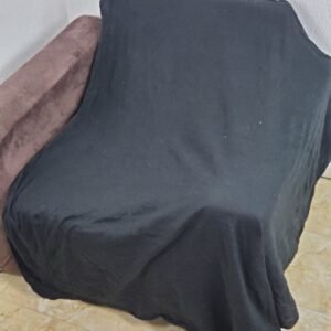 BLACK SOFT BLANKET