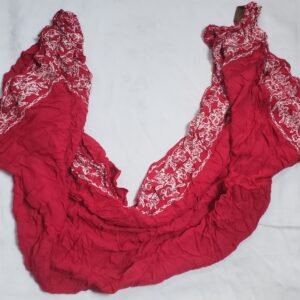 PINK & WHITE SCARF ( BIG)